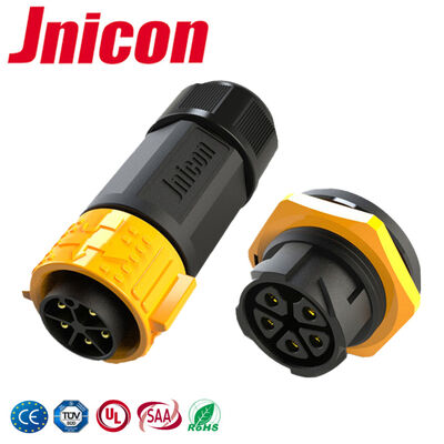 30A 5 Pin Circular Connector M25 Male Female Waterproof Power Connector
