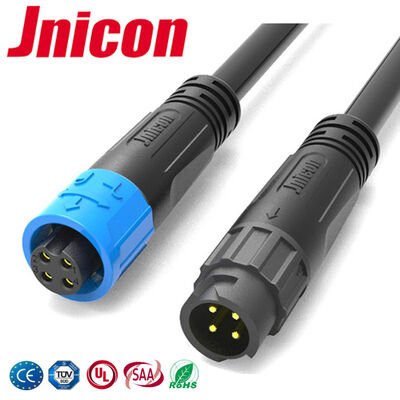 300V M12 পুরুষ মহিলা তারের সংযোগকারী শিল্প জলরোধী বিমান সংযোগকারী সরবরাহকারী