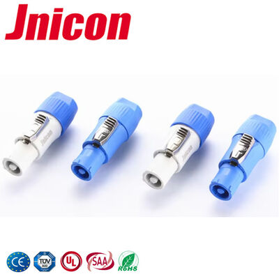 IP44/IP65 Jnicon Powercon সংযোগকারী 20A PA66 প্লাগ সকেট আউটডোর LED ডিসপ্লে জন্য
