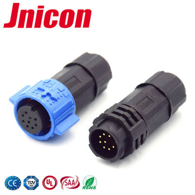IP67 Rating M19 8 Pin Data Connector 300V 5A Cable Assembly Supported