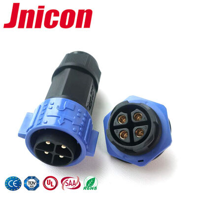 M25 500V প্লাস্টিক PA66 কুইক লক পাওয়ার কানেক্টর ওয়্যার টু বোর্ড কানেক্টর টাইপস