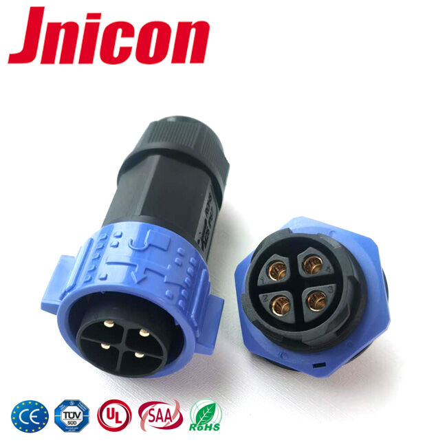 M25 500V প্লাস্টিক PA66 কুইক লক পাওয়ার কানেক্টর ওয়্যার টু বোর্ড কানেক্টর টাইপস