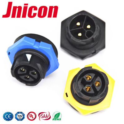 M19 IP67 পাওয়ার সংযোগকারী সেরা শিল্প 300V ডিসি জলরোধী সংযোগকারী