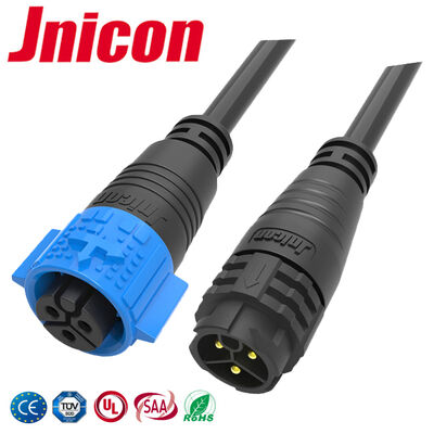 M19 পুরুষ থেকে মহিলা কেবল সংযোগকারী IP67 জলরোধী আউটডোর পাওয়ার সংযোগকারী
