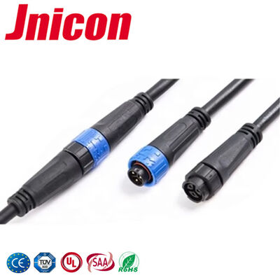 10A 300V M16 জলরোধী আউটডোর কেবল সংযোগকারী শিল্প আইপি67 2 3 4 পিন পাওয়ার সংযোগকারী