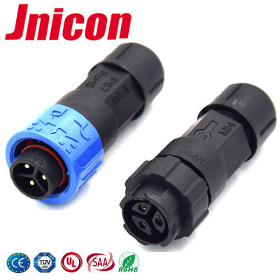 Jnicon M16 300V 10A কম ভোল্টেজ ওয়্যার সংযোগকারী জলরোধী দ্রুত পাওয়ার সংযোগকারী