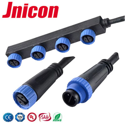 300V 10A ছোট জলরোধী তারের সংযোগকারী TUV বৈদ্যুতিক পুরুষ মহিলা সংযোগকারী