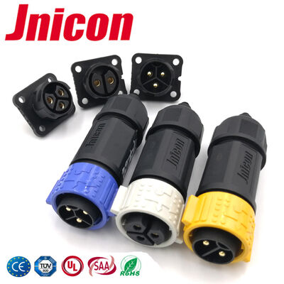 দ্রুত লক আইপি 67 পাওয়ার সংযোগকারী M25 600V জলরোধী মাল্টি পিন প্লাগ সকেট